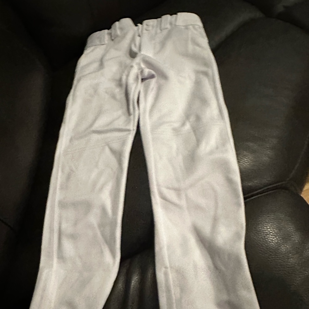 White baseball pants